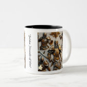 Tasse 2 Couleurs "La fierté du guerrier" (Devant droit)