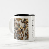 Tasse 2 Couleurs "La fierté du guerrier" (Devant gauche)