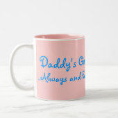 Tasse 2 Couleurs La fille du papa (Gauche)