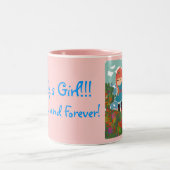Tasse 2 Couleurs La fille du papa (Centre)