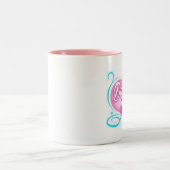 Tasse 2 Couleurs La fille du papa (Centre)