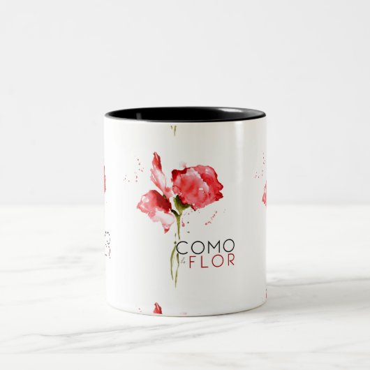 Tasse 2 Couleurs La Flor de Como (Centre)
