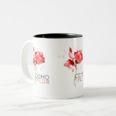 Tasse 2 Couleurs La Flor de Como (Devant gauche)