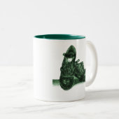 Tasse 2 Couleurs La Foutaise Est Debout !Mug (Devant droit)