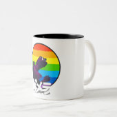 Tasse 2 Couleurs La Gamera se lève (Devant droit)