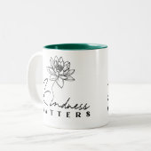 Tasse 2 Couleurs La gentillesse compte (Devant gauche)