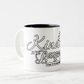 Tasse 2 Couleurs La Gentillesse Est Le Langage (Devant gauche)