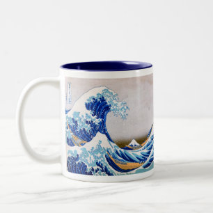 Tasse 2 Couleurs La grande vague outre de Kanagawa, Hokusai