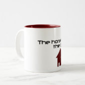 Tasse 2 Couleurs La grange est tombée (Devant gauche)
