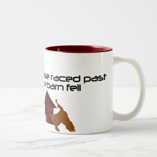 Tasse 2 Couleurs La grange est tombée (Droit)