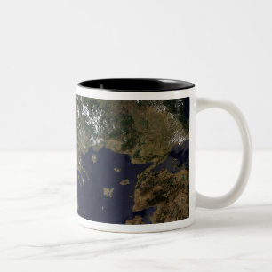 Tasse 2 Couleurs La Grèce et ses pays environnants