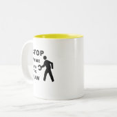 Tasse 2 Couleurs la griffe (Devant gauche)