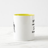 Tasse 2 Couleurs la griffe (Centre)