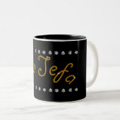 Tasse 2 Couleurs La Jefa Bling (Devant droit)