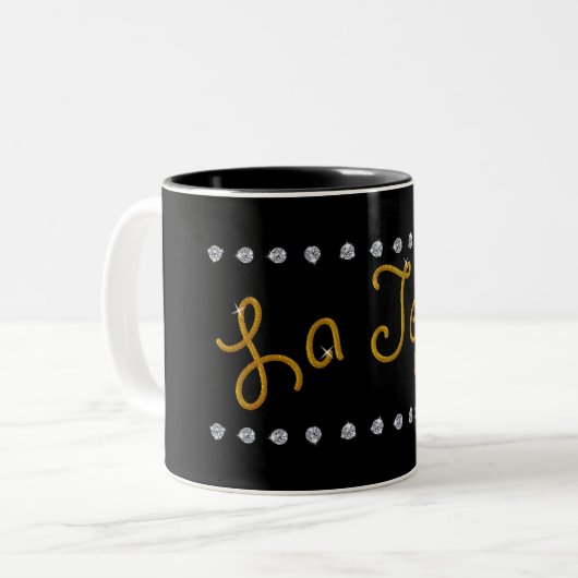 Tasse 2 Couleurs La Jefa Bling (Devant gauche)