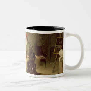 Tasse 2 Couleurs La jeune sculpteuse (huile sur la toile)