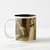 Tasse 2 Couleurs La jeune sculpteuse (huile sur la toile) (Gauche)