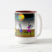 Tasse 2 Couleurs La Joie De La Danse (Devant droit)
