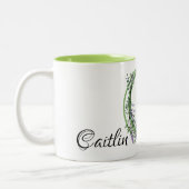 Tasse 2 Couleurs La lettre C Lavender Eucalyptus monogrammed (Gauche)