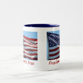 Tasse 2 Couleurs La liberté n'est pas libre (Centre)