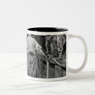 Tasse 2 Couleurs La lune de Thomas a commencé à s'étendre au suj