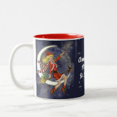 Tasse 2 Couleurs La magie de Noël commence avec le Dr Noël (Gauche)