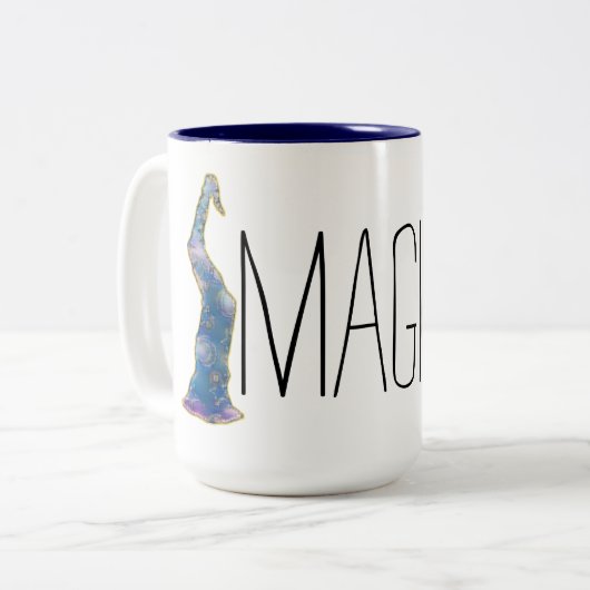 Tasse 2 Couleurs La magie inspirée par Rae Dunn (Devant gauche)