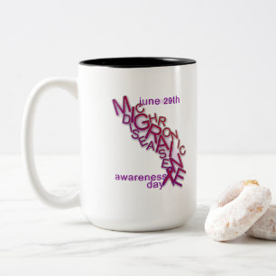 Tasse 2 Couleurs La maladie chronique de migraine - bousculade de