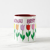 Tasse 2 Couleurs La meilleure conception de tulipes de Forces (Centre)