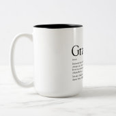 Tasse 2 Couleurs La meilleure définition de grand-mère grand-mère g (Gauche)