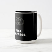 TASSE 2 COULEURS LA MEILLEURE MAÎTRESSE (Devant droit)