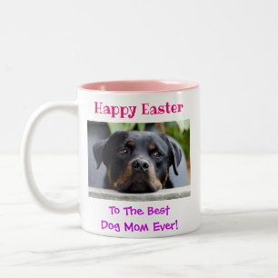 Tasse 2 Couleurs La meilleure maman du chien de Pâques au monde