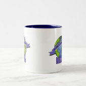 Tasse 2 Couleurs La meilleure mémé du monde (Centre)