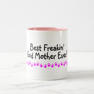 Tasse 2 Couleurs La meilleure mère de Dieu de Freakin jamais