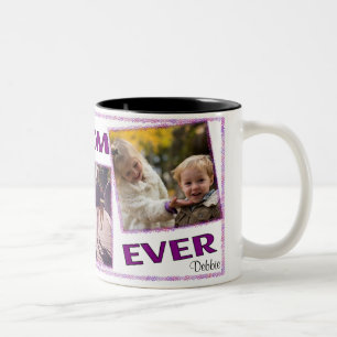 Tasse 2 Couleurs La meilleure photo de la maman toujours