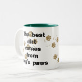 Tasse 2 Couleurs La meilleure saleté (Devant gauche)