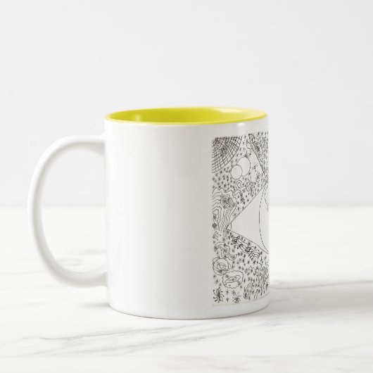 Tasse 2 Couleurs la mère pleure 1 (Gauche)