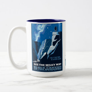 Tasse 2 Couleurs La moitié du parc est après la boue noire