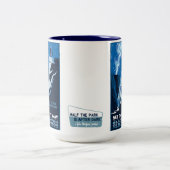 Tasse 2 Couleurs La moitié du parc est après la boue noire (Centre)