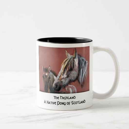 Tasse 2 Couleurs La montagne (Droit)