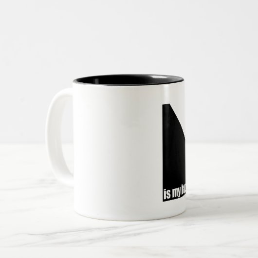 Tasse 2 Couleurs La Montée Est Mon Heureuse Heure (Devant gauche)