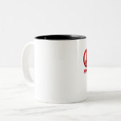 Tasse 2 Couleurs La mort au cupidon (Devant gauche)