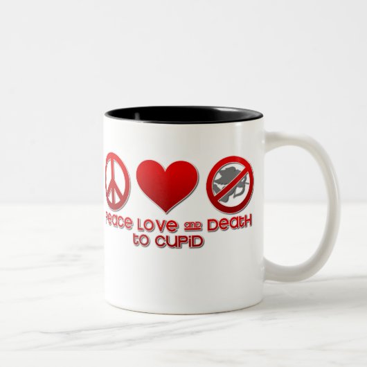 Tasse 2 Couleurs La mort au cupidon (Droit)