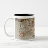 Tasse 2 Couleurs La mosaïque d'Alexandre (Gauche)