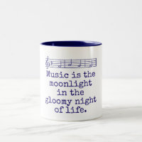 La Musique est au clair de lune - Citation de musi