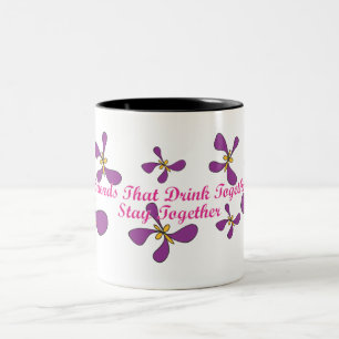 Tasse 2 Couleurs La Musique Fleur Friends