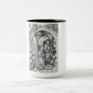Tasse 2 Couleurs La naissance de Jésus (par Martin Schongauer)