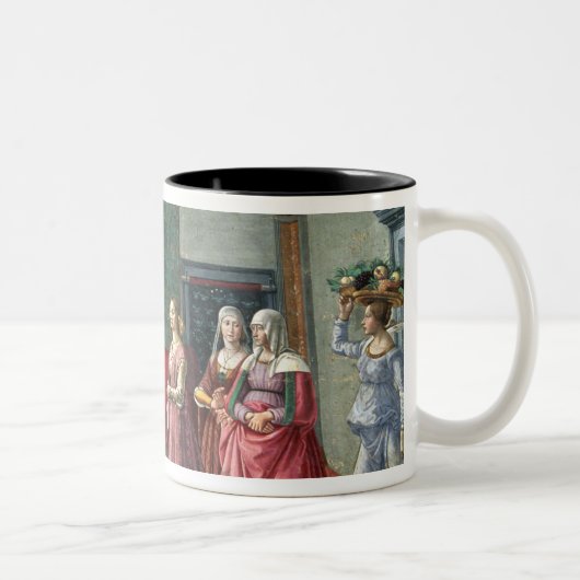 Tasse 2 Couleurs La naissance de St John le baptiste (fresque) (Droit)