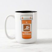Tasse 2 Couleurs La natation est ma drogue (Gauche)