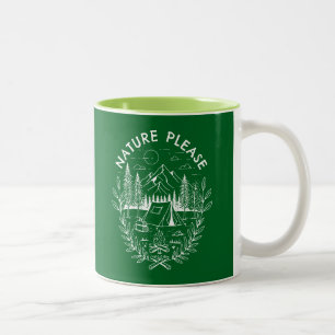 Tasse 2 Couleurs La nature s'il vous plaît